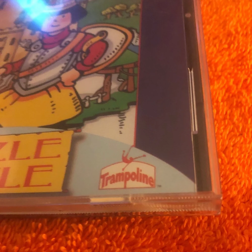 Puzzle Castle PC and MAC CD-ROM Computer Game for Kids 1996 Trampoline Used